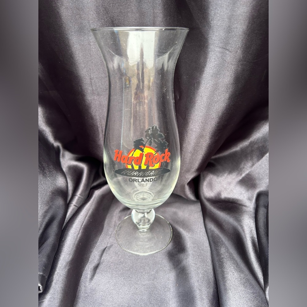 NIB Hard Rock Cafe “Orlando” Hurricane Glass